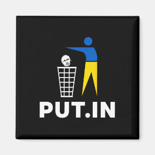 Lustiges Anti-Putin-Meme Put.in Unterstützt Ukrain Magnet