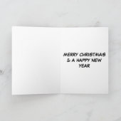 Lustiges Antidemokrat-Weihnachten Feiertagskarte (Innenseite)