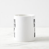 Lustiges antisoziales Geschenk Kaffeetasse (Mittel)