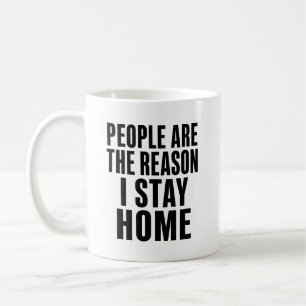 Lustiges antisoziales Geschenk Kaffeetasse