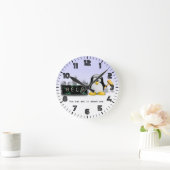 Lustiges Antitageslicht Zeit-Uhr rettend Runde Wanduhr (Zuhause)