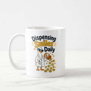 Lustiges Apotheker-Enten-Design Kaffeetasse