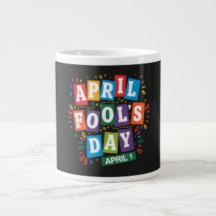 Lustiges Aprilscherz-Kit Jumbo-Tasse