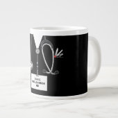 Lustiges Arztgeschenk Jumbo-Tasse (Vorderseite Rechts)