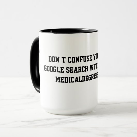 LUSTIGES ARZTGESCHENK  TASSE (Vorderseite Links)