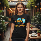 Lustiges Asthma-Bewusstsein Tri-Blend Shirt