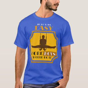 Lustiges Athleten-Geschenk Turn-Zitat Turnen T-Shirt