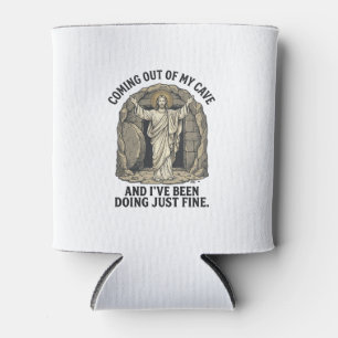 Lustiges Auferstehungshöhle Vintage-Stich-Shirt De Dosenkühler