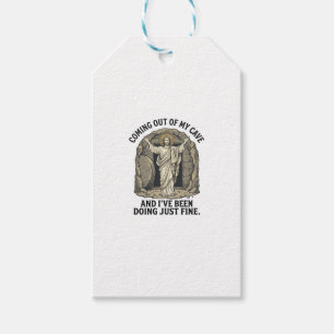 Lustiges Auferstehungshöhle Vintage-Stich-Shirt De Geschenkanhänger