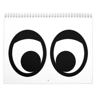 Lustiges Augengesicht Kalender