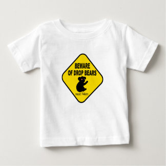 Lustiges australisches Zeichen. Passen Sie von den Baby T-shirt