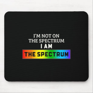 Lustiges Autismus-Meme Ich bin nicht auf dem Spekt Mousepad