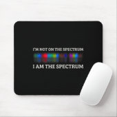 Lustiges Autismus-Meme Ich bin nicht auf dem Spekt Mousepad (Mit Mouse)