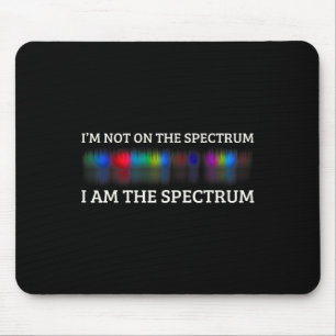 Lustiges Autismus-Meme Ich bin nicht auf dem Spekt Mousepad