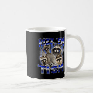 Lustiges Autismus-Rizz-Em-mit-dem-Tism-Meme Autist Kaffeetasse