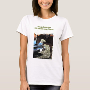 Lustiges Auto des Pferd300 T-Shirt