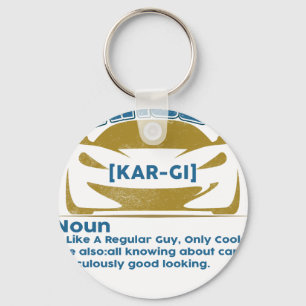 Lustiges Auto-T-Shirt-Geschenk für Autotypen-Defin Schlüsselanhänger