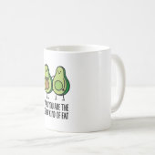lustiges Avocado "Du bist der Gute.. Kaffeetasse (VorderseiteRechts)