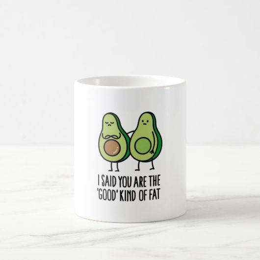 lustiges Avocado "Du bist der Gute.. Kaffeetasse (Mittel)