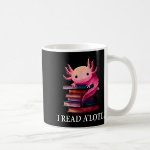 Lustiges Axolotl-Buchliebhaber-Bibliothekar-Lesebi Kaffeetasse