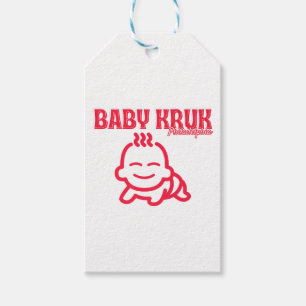 Lustiges Baby Kruk Philadelphia Premium Geschenkanhänger