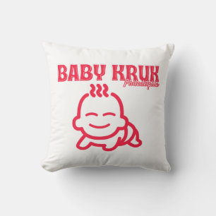 Lustiges Baby Kruk Philadelphia Premium Kissen