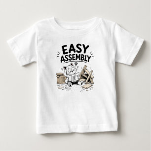 Lustiges Baby T-Shirt mit einfacher Montage – Süße