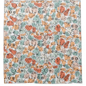 lustiges Babyduschdesign Duschvorhang (Vorderseite)