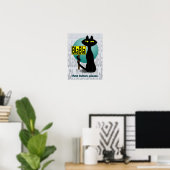 Lustiges Bad Boogie Poster - BlaBla Schild (Heimbüro)