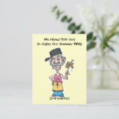 lustiges Bad Camp Koch Sommer GRILLEN Party Einladung (Stehend Vorderseite)