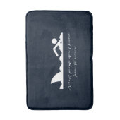 Lustiges Badematte (Vorderseite Vertikal)