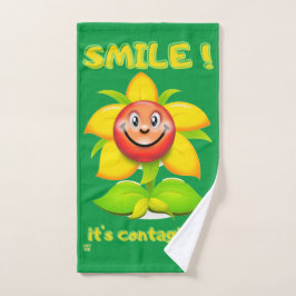 lustiges Badetuch Set "SMILE"