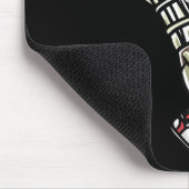 Lustiges Badminton-Shuttle-Spieler-Design Männer F Mousepad (Ecke)