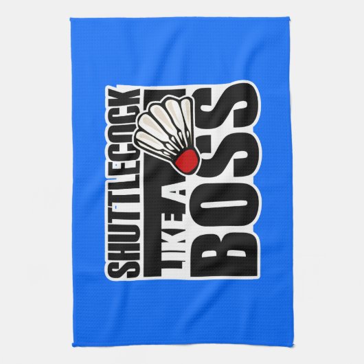 Lustiges Badminton Shuttlecock Handtuch (Vertikal)