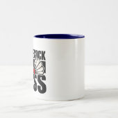 Lustiges Badminton Shuttlecock Zweifarbige Tasse (Mittel)