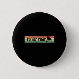 Lustiges Badminton-Spieler-Geschenk-T-Shirt Vintag Button