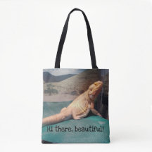 Lustiges bärtiges Drache-Bild