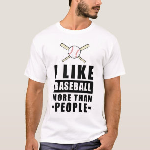 Lustiges Baseball-Design T-Shirt