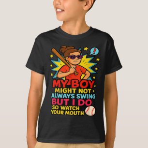 Lustiges Baseball-Mutter-Zitat als Muttertagsgesch T-Shirt