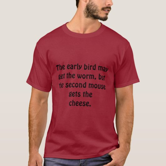 Lustiges Basic T-Shirt (Vorderseite)