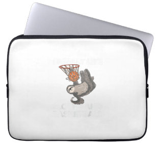 Lustiges Basketball-Faultier-Geschenk Hübsches Fau Laptopschutzhülle