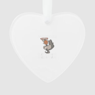 Lustiges Basketball-Faultier-Geschenk Hübsches Fau Ornament