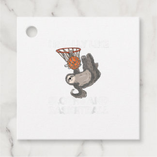 Lustiges Basketball-Faultier-Geschenk Süßes Faulti Geschenkanhänger