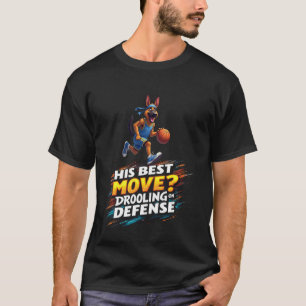 Lustiges Basketball-Geschenk für Deutsche Schäferh T-Shirt