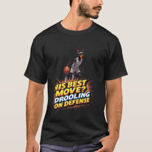 Lustiges Basketball-Geschenk für Dobermann Pinsche T-Shirt