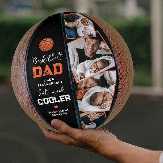 Lustiges Basketball-Vater-Foto-Andenken-Geschenk Basketball