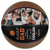 Lustiges Basketball-Vater-Foto-Andenken-Geschenk Basketball (Vorderseite)