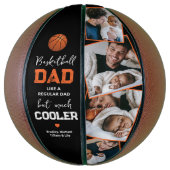 Lustiges Basketball-Vater-Foto-Andenken-Geschenk Basketball (Vertikal)
