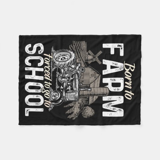 Lustiges Bauer-Shirt Männer Traktor Jungen Traktor Fleecedecke (Vorderseite (Horizontal))