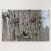 lustiges Baumgesichtsrätsel Puzzle (Horizontal)